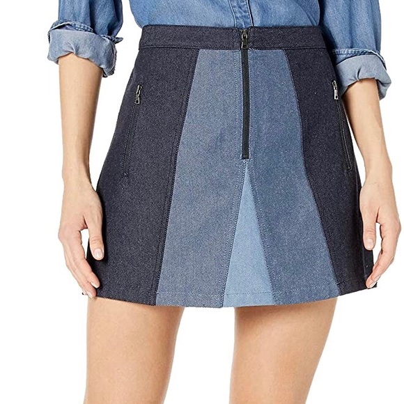 BCBGMaxAzria Dresses & Skirts - BCBGMAXAZRIA Judah Colorblock Miniskirt NWT